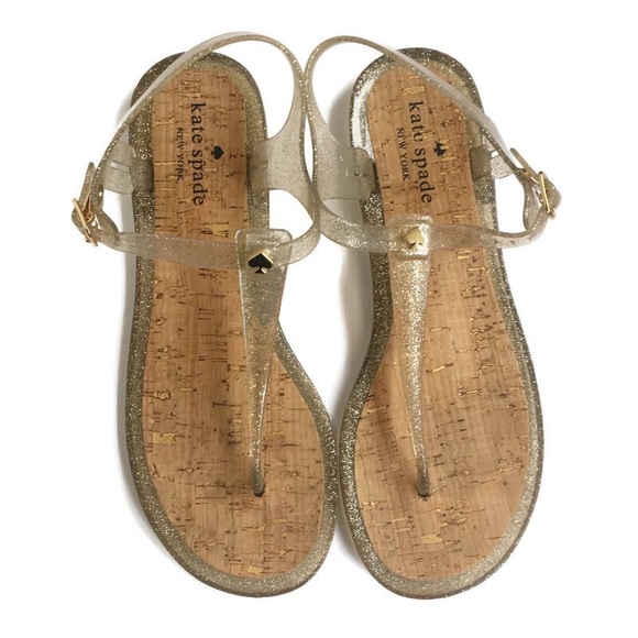 kate spade Shoes - Kate Spade New York Yari Clear Jelly Sandals Sz 9
